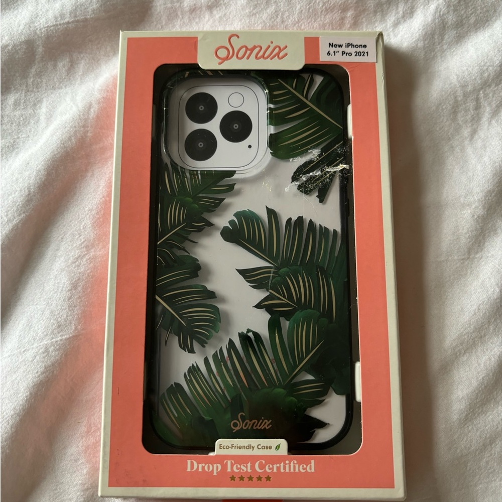 Sonix Tropical Leaf iPhone Case iPhone 6.1” pro